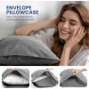 imageSimple Deluxe Queen Size Sheet Set 4 Piece Hotel Luxury Bed Sheets Wrinkle Free  Deep Pockets  Breathable ampamp Cooling Sheet Easy Care Queen GreyGrey