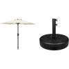 Beige + Umbrella Base Stand