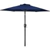 imageSimple Deluxe 9 Patio Umbrella Outdoor Table Market Yard Umbrella with Push Button TiltCrankDark Blue75ft