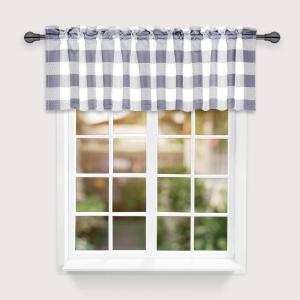 imageSimple Deluxe 2 Panels Set Blackout Window Curtain for Bedroom Living Room Patio Sliding Door 63 inches Drop Thermal Insulated Grommet Curtains Drapes 42quot W x 63quot L BlackWhitegrey