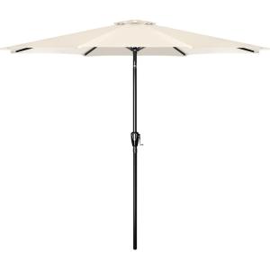 imageSimple Deluxe 9 Patio Umbrella Outdoor Table Market Yard Umbrella with Push Button TiltCrankBeige