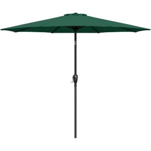 imageSimple Deluxe 9 Patio Umbrella Outdoor Table Market Yard Umbrella with Push Button TiltCrankGreen