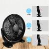 imageHealSmart 14 Inch 3Speed Plastic Floor Fans Quiet for Home Commercial Residential and Greenhouse Use OutdoorIndoor Black18Inch