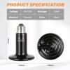 imageSimple Deluxe 150W Reptile Heat Bulb and 40108 Degrees Fahrenheit Digital Thermostat Controller Included for Amphibian Pet ampamp Incubating Chicken Black150W