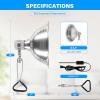 imageSimple Deluxe 150W Reptile Heat Bulb and 40108 Degrees Fahrenheit Digital Thermostat Controller Included for Amphibian Pet ampamp Incubating Chicken Black150W