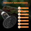 imageSimple Deluxe 150W Reptile Heat Bulb and 40108 Degrees Fahrenheit Digital Thermostat Controller Included for Amphibian Pet ampamp Incubating Chicken Black100W