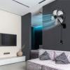 imageSimple Deluxe 18 Inch Household Commercial Wall Mount Fan 90 Degree Horizontal Oscillation 5 Speed Settings 1 PackBlack1 Pack