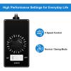 imageSimple Deluxe 18 Inch Household Commercial Wall Mount Fan 90 Degree Horizontal Oscillation 5 Speed Settings 1 PackBlack1 Pack
