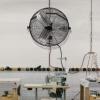 imageSimple Deluxe 18 Inch Industrial Wall Mount Fan 3 Speed Commercial Ventilation Metal Fan for Warehouse Greenhouse Workshop Patio Factory and Basement  High Velocity1 Pack