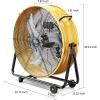 imageSimple Deluxe 24 Inch Heavy Duty Metal Industrial Drum Fan 3 Speed Air Circulation for Warehouse Greenhouse Workshop Patio Factory and Basement2Pack