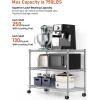 imageSimple Deluxe 3Tier Heavy Duty Storage Shelves 750Lb Capacity 2402quot D x 1378quot W x 2197quot H Shelving Unit for Pantry Garage Laundry and Kitchen1 Pack