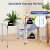 imageSimple Deluxe 3Tier Heavy Duty Storage Shelves 750Lb Capacity 2402quot D x 1378quot W x 2197quot H Shelving Unit for Pantry Garage Laundry and Kitchen2 Pack