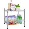 imageSimple Deluxe 3Tier Heavy Duty Storage Shelves 750Lb Capacity 2402quot D x 1378quot W x 2197quot H Shelving Unit for Pantry Garage Laundry and Kitchen1 Pack