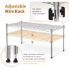 imageSimple Deluxe 3Tier Heavy Duty Storage Shelves 750Lb Capacity 2402quot D x 1378quot W x 2197quot H Shelving Unit for Pantry Garage Laundry and Kitchen2 Pack