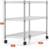 imageSimple Deluxe 3Tier Heavy Duty Storage Shelves 750Lb Capacity 2402quot D x 1378quot W x 2197quot H Shelving Unit for Pantry Garage Laundry and Kitchen2 Pack