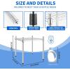 imageSimple Deluxe 3Tier Heavy Duty Storage Shelves 750Lb Capacity 2402quot D x 1378quot W x 2197quot H Shelving Unit for Pantry Garage Laundry and Kitchen2 Pack