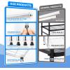 imageSimple Deluxe 3Tier Heavy Duty Storage Shelves 750Lb Capacity 2402quot D x 1378quot W x 2197quot H Shelving Unit for Pantry Garage Laundry and Kitchen1 Pack