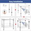 imageSimple Deluxe 3Tier Heavy Duty Storage Shelves 750Lb Capacity 2402quot D x 1378quot W x 2197quot H Shelving Unit for Pantry Garage Laundry and Kitchen2 Pack