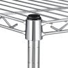 imageiPower Simple Deluxe Heavy Duty 5Tier Shelving Unit 1398D x 3583W x 6102H Storage Shelving with 1250 lbs Capacity ChromeChrome