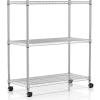 imageiPower Simple Deluxe Heavy Duty 5Tier Shelving Unit 1398D x 3583W x 6102H Storage Shelving with 1250 lbs Capacity ChromeChrome