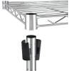 imageiPower Simple Deluxe Heavy Duty 5Tier Shelving Unit 1398D x 3583W x 6102H Storage Shelving with 1250 lbs Capacity ChromeChrome