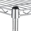 imageiPower Simple Deluxe Heavy Duty 5Tier Shelving Unit 1398D x 3583W x 6102H Storage Shelving with 1250 lbs Capacity ChromeChrome