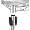 imageiPower Simple Deluxe Heavy Duty 5Tier Shelving Unit 1398D x 3583W x 6102H Storage Shelving with 1250 lbs Capacity ChromeChrome