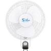 imageSimple Deluxe 16 Inch Digital Household Wall Mount Fans Adjustable Tilt 90 Degree 3 Speed Settings 1 Pack White