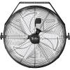 imageSimple Deluxe 20 Inch High Velocity 3 Speed Black WallMount Fan for Warehouse Greenhouse Workshop Patio Factory and Basement18 Inch