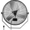 imageSimple Deluxe 20 Inch High Velocity 3 Speed Black WallMount Fan for Warehouse Greenhouse Workshop Patio Factory and Basement24 Inch