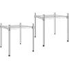 imageSimple Deluxe 3Tier Heavy Duty Storage Shelves 750Lb Capacity 2402quot D x 1378quot W x 2197quot H Shelving Unit for Pantry Garage Laundry and Kitchen2 Pack