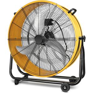 imageSimple Deluxe 24 Inch Heavy Duty Metal Industrial Drum Fan 3 Speed Air Circulation for Warehouse Greenhouse Workshop Patio Factory and Basement1Pack