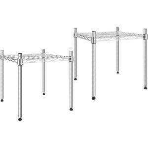 imageSimple Deluxe 3Tier Heavy Duty Storage Shelves 750Lb Capacity 2402quot D x 1378quot W x 2197quot H Shelving Unit for Pantry Garage Laundry and Kitchen2 Pack