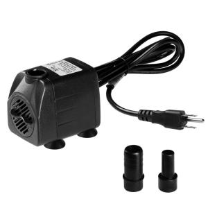 imageSimple Deluxe 160GPH Submersible Water Pump 600LH 8W with Adjustable Intake 43ft High Lift 2 Nozzles Perfect for Fish Tank Pond Aquarium Hydroponics BlackBlack