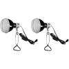 imageSimple Deluxe Reptile Dome Light Clamp Lamp Fixture with 55 Inch Aluminum Reflector for Amphibian Pet Terrariums Habitat no Bulb Included BlackDome Light with Metal Guard