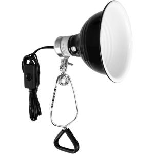 imageSimple Deluxe Reptile Dome Light Clamp Lamp Fixture with 55 Inch Aluminum Reflector for Amphibian Pet Terrariums Habitat no Bulb Included BlackDome Light